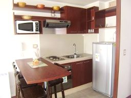 kitchen and diningroom of furnished apartment